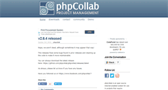 Desktop Screenshot of phpcollab.com