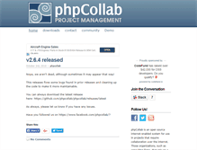 Tablet Screenshot of phpcollab.com
